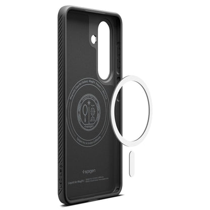 Ovitek MagSafe za Samsung Galaxy S26 Plus S947, Spigen, Liquid Air, Mat Črn ACS10704