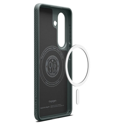 Ovitek MagSafe za Samsung Galaxy S26 Plus S947, Spigen, Liquid Air, Zelen ACS10706