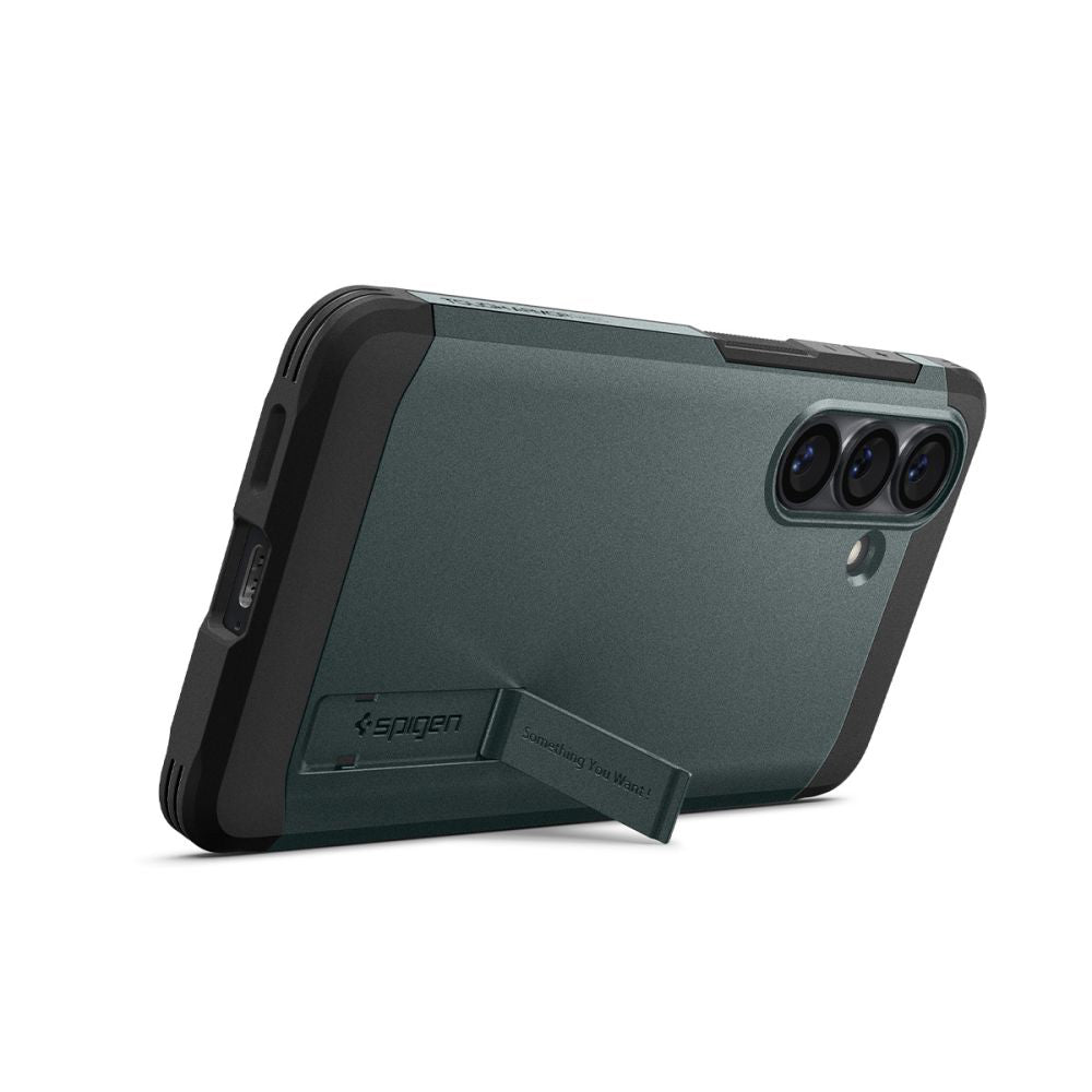 Ovitek MagSafe za Samsung Galaxy S26 Plus S947, Spigen, Tough Armor, Zelen ACS10715