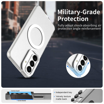 MagSafe ovitek za Samsung Galaxy S26 Plus S947, Techsuit, CandyCase, Bela