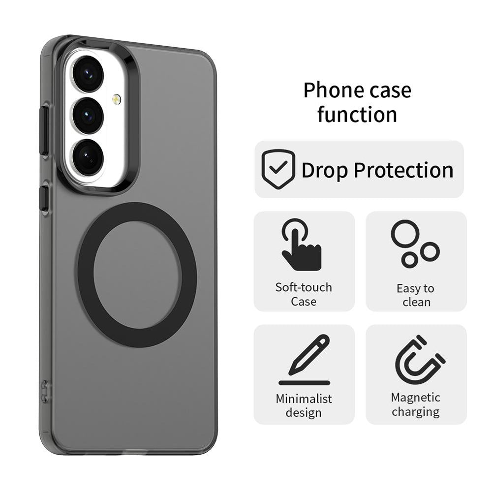 Ovitek MagSafe za Samsung Galaxy S26 Plus S947, Techsuit, CandyCase, Črn