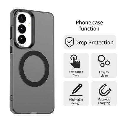 Ovitek MagSafe za Samsung Galaxy S26 Plus S947, Techsuit, CandyCase, Črn