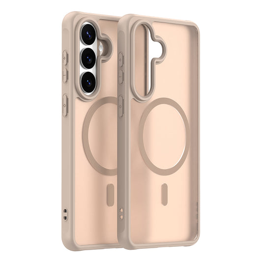 Ovitek MagSafe za Samsung Galaxy S26 Plus, Techsuit, HaloFrost II, Zlat