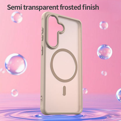 Ovitek MagSafe za Samsung Galaxy S26 Plus S947, Techsuit, HaloFrost II, Zlat