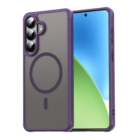 Ovitek MagSafe za Samsung Galaxy S26 Plus, Techsuit, HaloFrost II, Vijolična