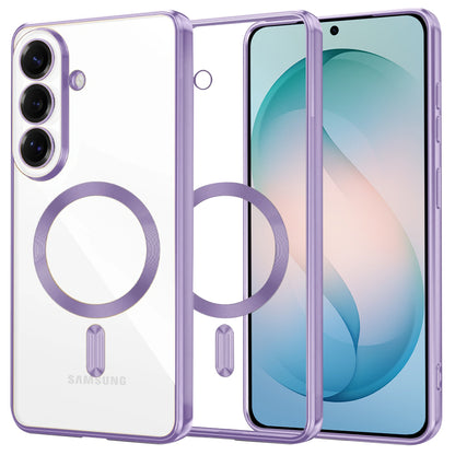 MagSafe Case for Samsung Galaxy S26 Plus S947, Techsuit, Luxury Crystal, Light Purple