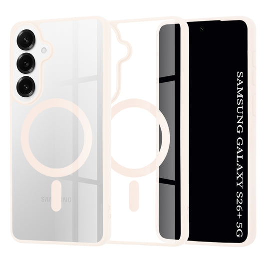 Ovitek MagSafe za Samsung Galaxy S26 Plus, Techsuit, Pro, Roza