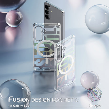 Ovitek MagSafe za Samsung Galaxy S26, Ringke, Fusion Seoul, Prozoren