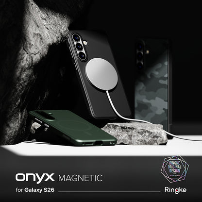 Ovitek MagSafe za Samsung Galaxy S26, Ringke, Onyx, Kamuflaža