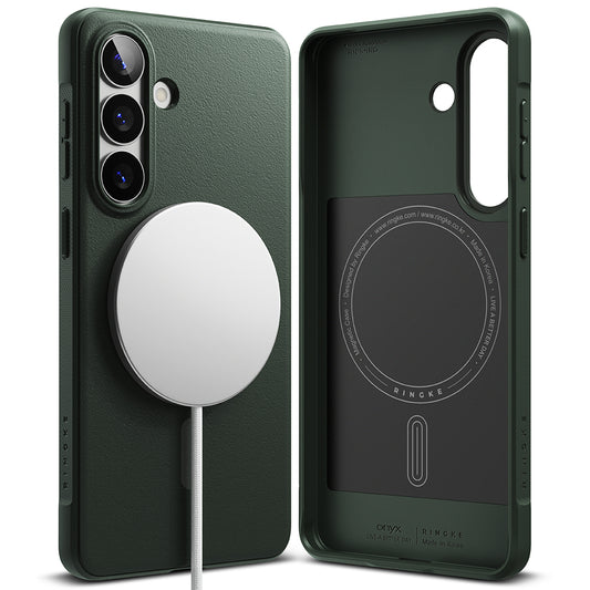 Ovitek MagSafe za Samsung Galaxy S26, Ringke, Onyx, Temno zelen