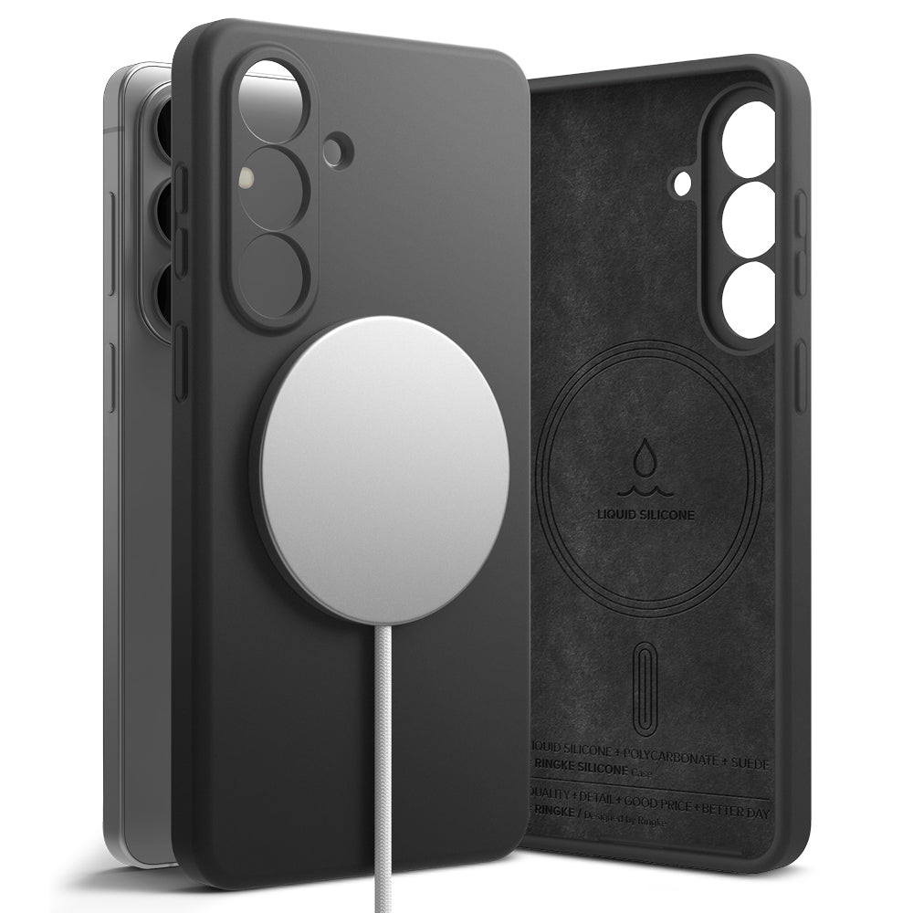 MagSafe Case for Samsung Galaxy S26, Ringke, Silicone, Black