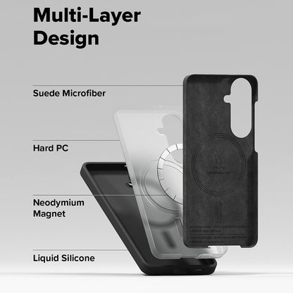 MagSafe Case for Samsung Galaxy S26, Ringke, Silicone, Black