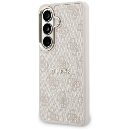 MagSafe Case for Samsung Galaxy S26 S942, Guess, 4G Embossed Ring, Pink Black