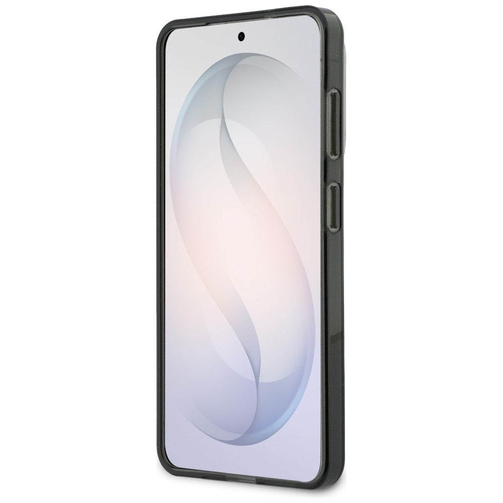 Ovitek MagSafe za Samsung Galaxy S26 S942, Karl Lagerfeld, IML Choupette Head on KL Repeated Logo, Črna