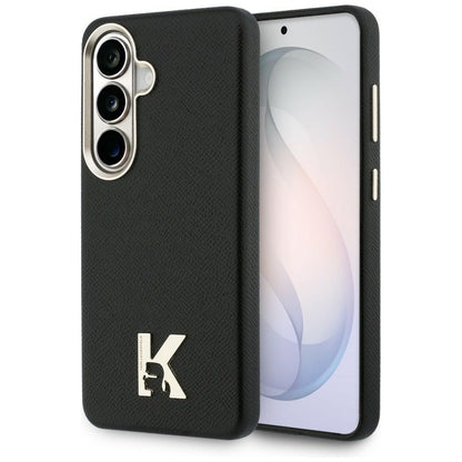 MagSafe ovitek za Samsung Galaxy S26 S942, Karl Lagerfeld, Karl Head Logo, črn