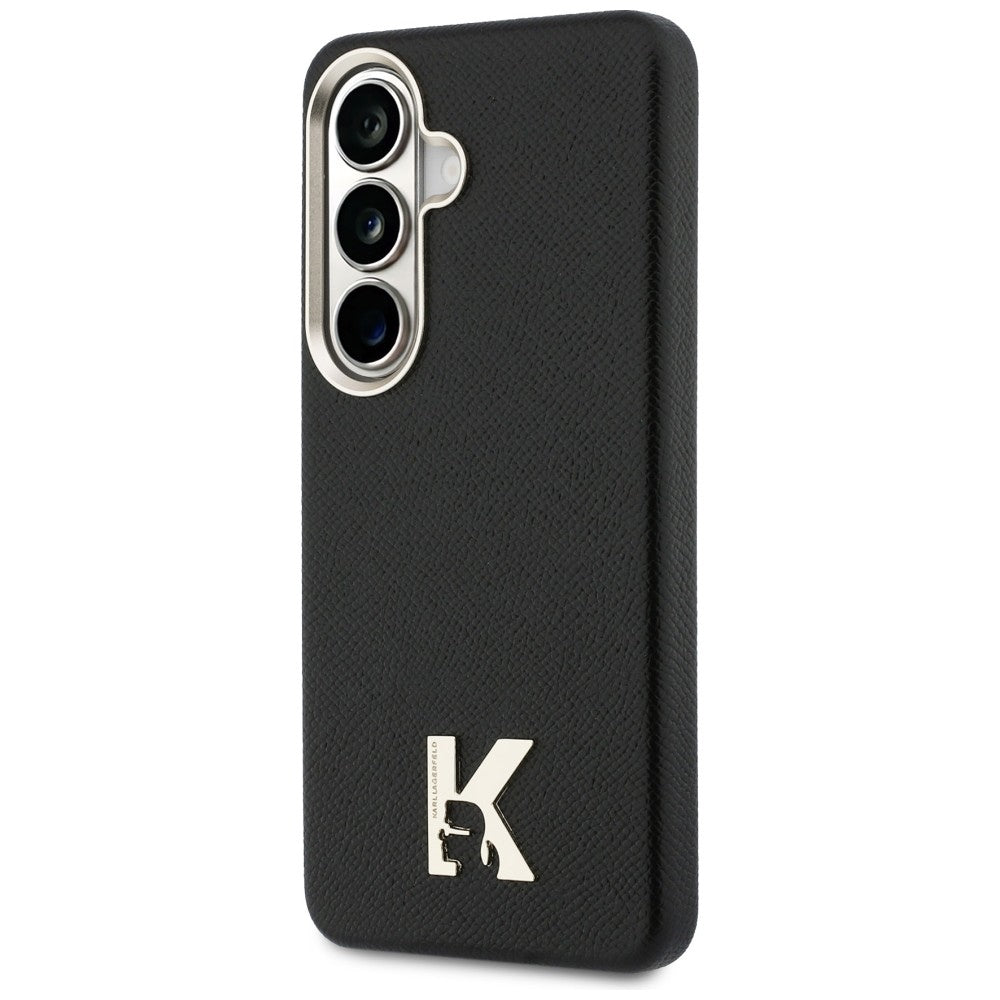 MagSafe ovitek za Samsung Galaxy S26 S942, Karl Lagerfeld, Karl Head Logo, črn