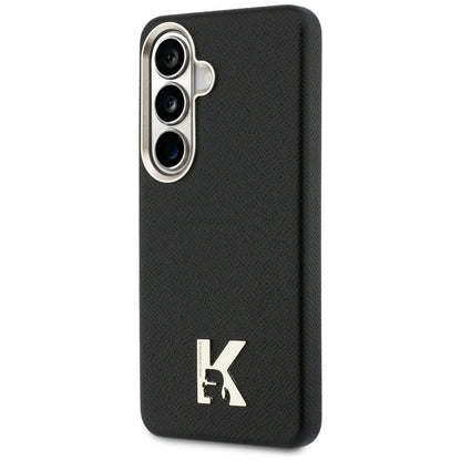 MagSafe ovitek za Samsung Galaxy S26 S942, Karl Lagerfeld, Karl Head Logo, črn