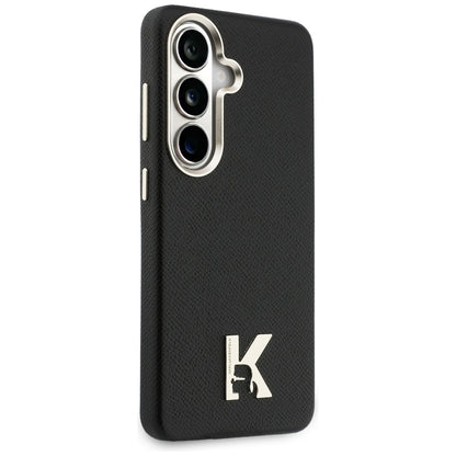 MagSafe ovitek za Samsung Galaxy S26 S942, Karl Lagerfeld, Karl Head Logo, črn