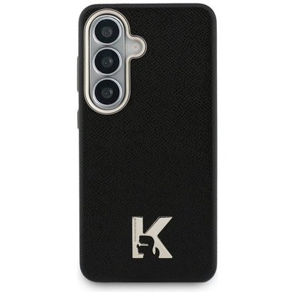 MagSafe ovitek za Samsung Galaxy S26 S942, Karl Lagerfeld, Karl Head Logo, črn