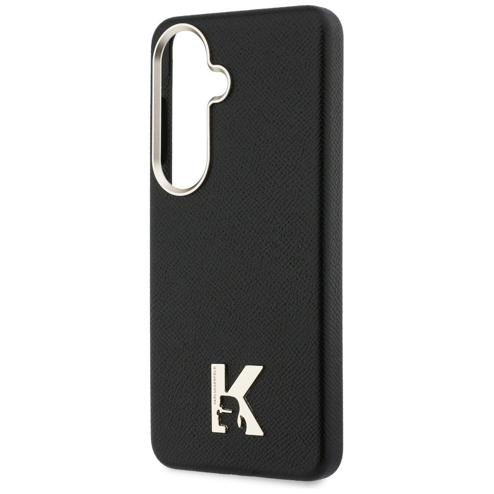 MagSafe ovitek za Samsung Galaxy S26 S942, Karl Lagerfeld, Karl Head Logo, črn