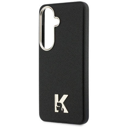 MagSafe ovitek za Samsung Galaxy S26 S942, Karl Lagerfeld, Karl Head Logo, črn