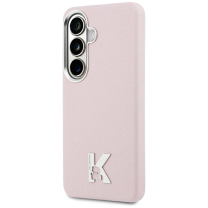 Ovitek MagSafe za Samsung Galaxy S26 S942, Karl Lagerfeld, Karl Head Logo, Roza