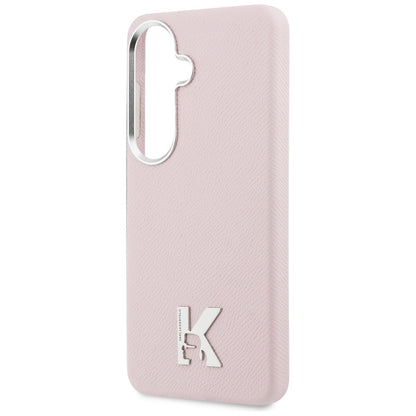 Ovitek MagSafe za Samsung Galaxy S26 S942, Karl Lagerfeld, Karl Head Logo, Roza