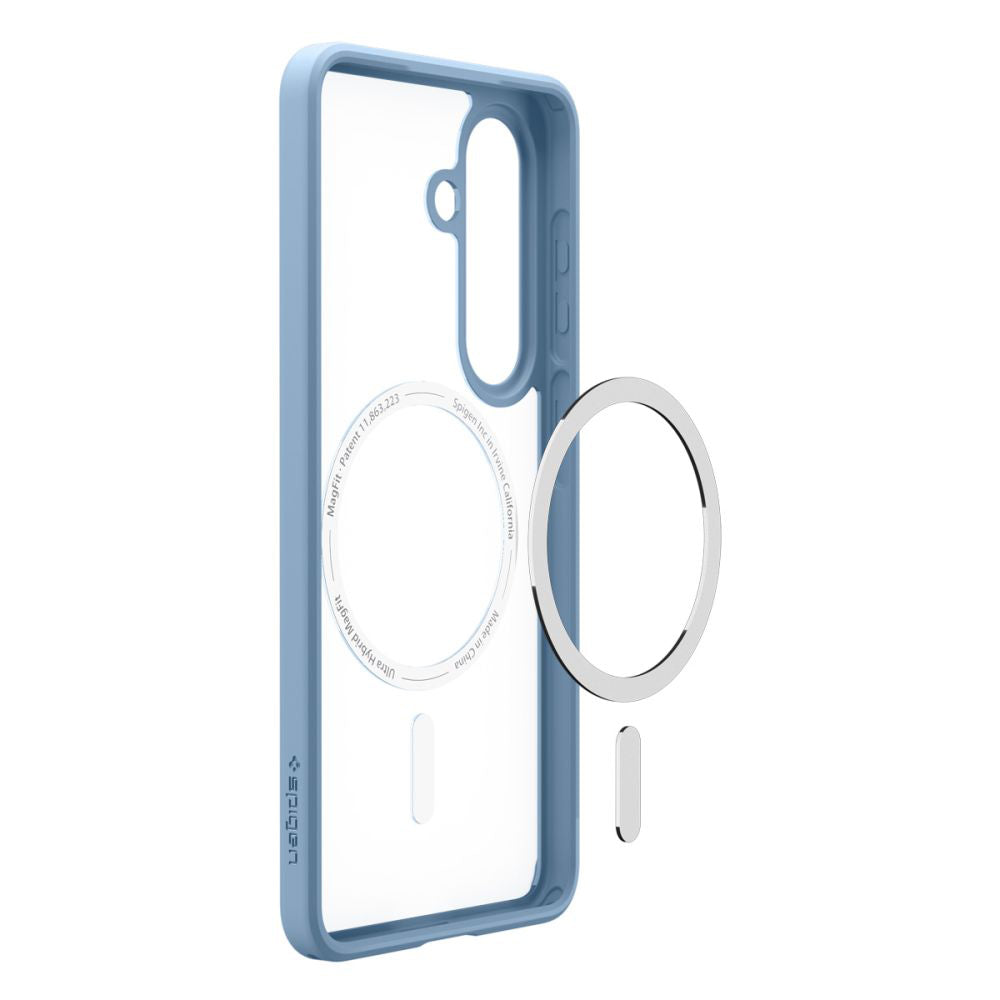 Ovitek MagSafe za Samsung Galaxy S26 S942, Spigen, Ultra Hybrid, Bleu ACS11219