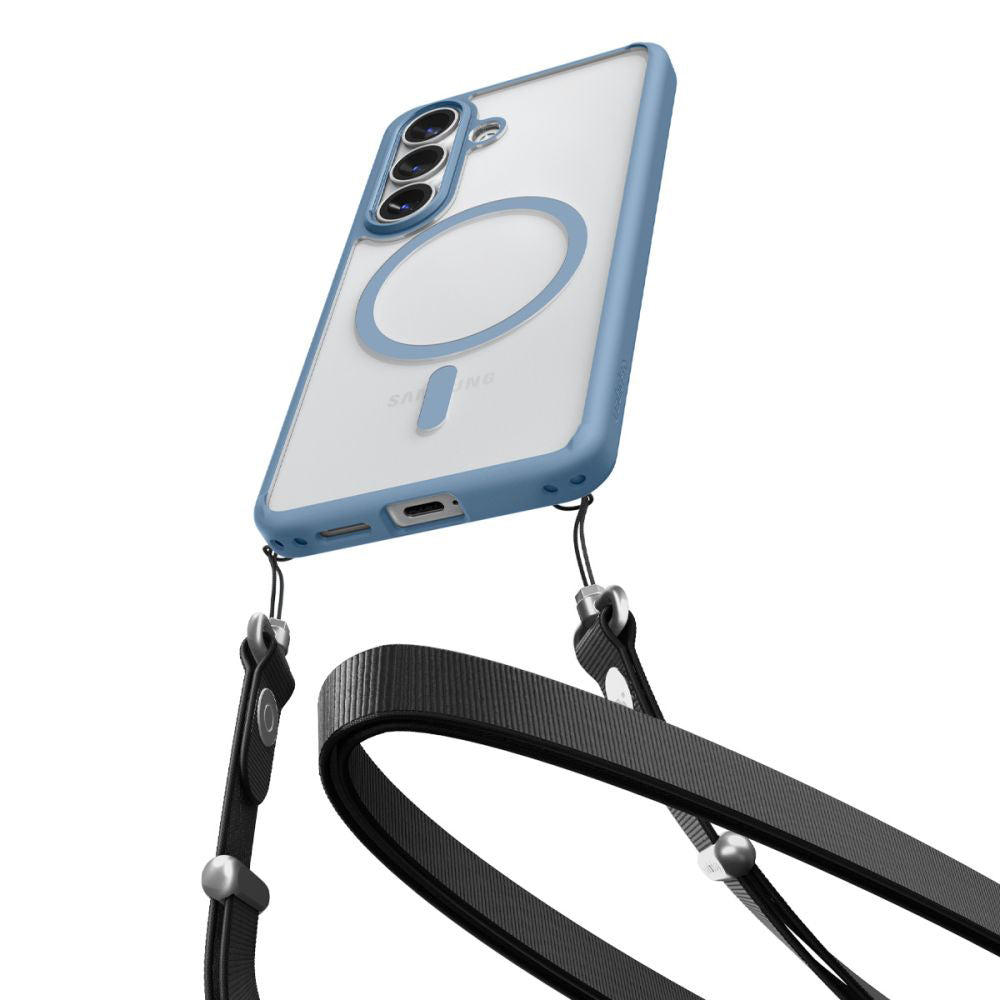 Ovitek MagSafe za Samsung Galaxy S26 S942, Spigen, Ultra Hybrid, Bleu ACS11219