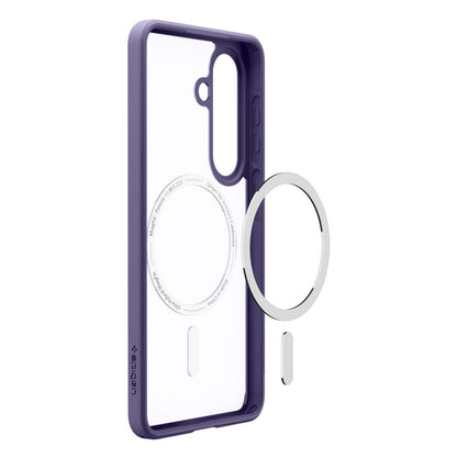 Ovitek MagSafe za Samsung Galaxy S26 S942, Spigen, Ultra Hybrid, Temno Vijolična ACS11220