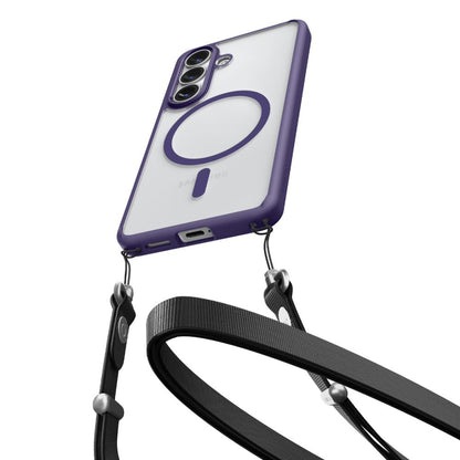 Ovitek MagSafe za Samsung Galaxy S26 S942, Spigen, Ultra Hybrid, Temno Vijolična ACS11220