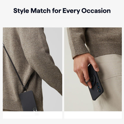 MagSafe Case for Samsung Galaxy S26 S942, Techsuit, Aramid Fiber, Black