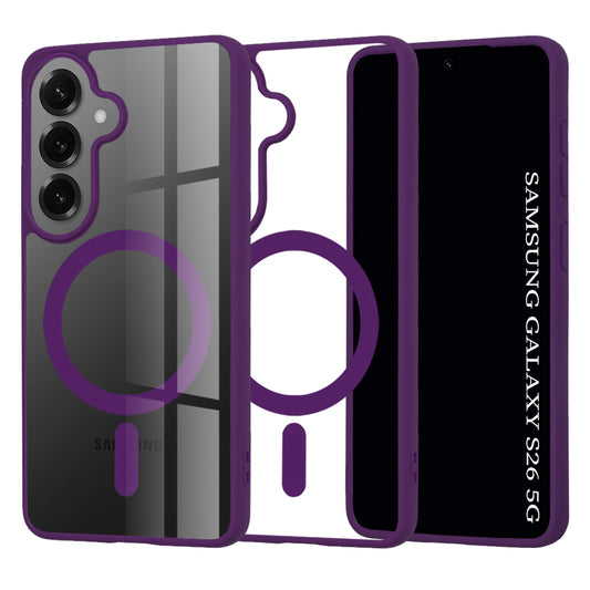 Ovitek MagSafe za Samsung Galaxy S26, Techsuit, Pro, Vijolična