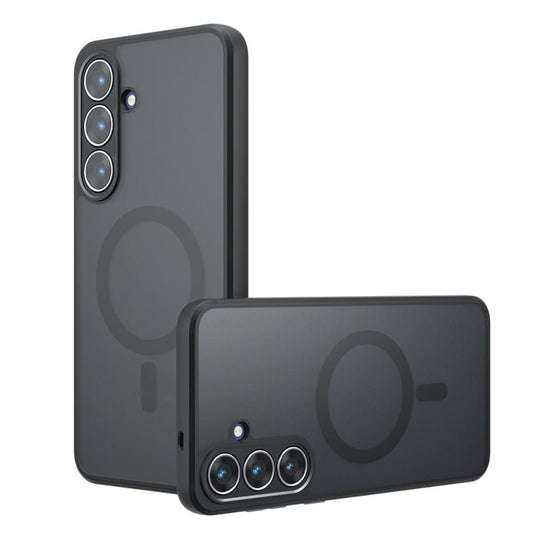 Ovitek MagSafe za Samsung Galaxy S26, Techsuit, PureFrost, Satinirano črna