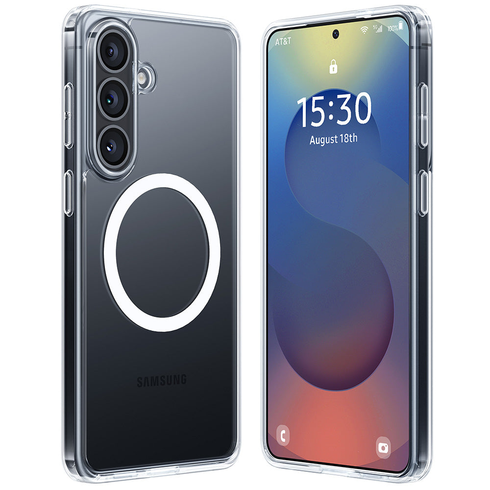 Ovitek MagSafe za Samsung Galaxy S26, Torras, Guardian, Prozoren