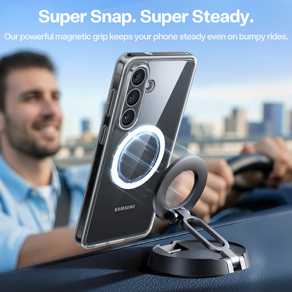 Ovitek MagSafe za Samsung Galaxy S26, Torras, Guardian, Prozoren