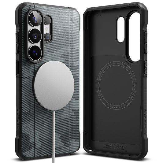 Ovitek MagSafe za Samsung Galaxy S26 Ultra, Ringke, Onyx Alpha, Kamuflaža