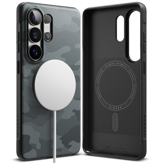 Ovitek MagSafe za Samsung Galaxy S26 Ultra S948, Ringke, Onyx, Kamuflaža