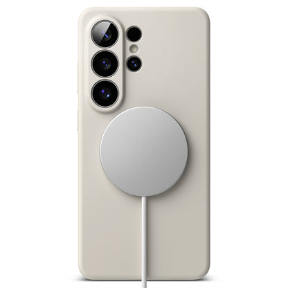 MagSafe Case for Samsung Galaxy S26 Ultra, Ringke, Silicone, Cream