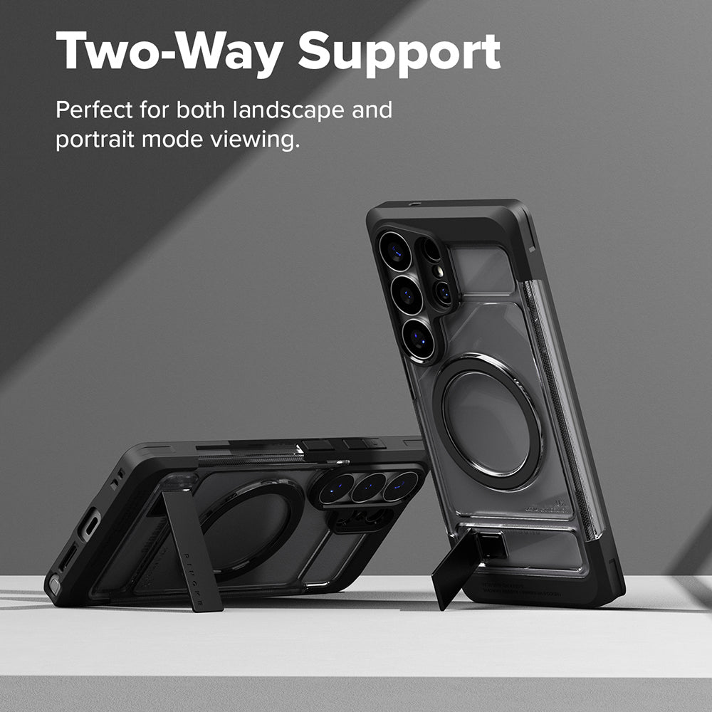 Ovitek MagSafe za Samsung Galaxy S26 Ultra, Ringke, UX, Dimljena