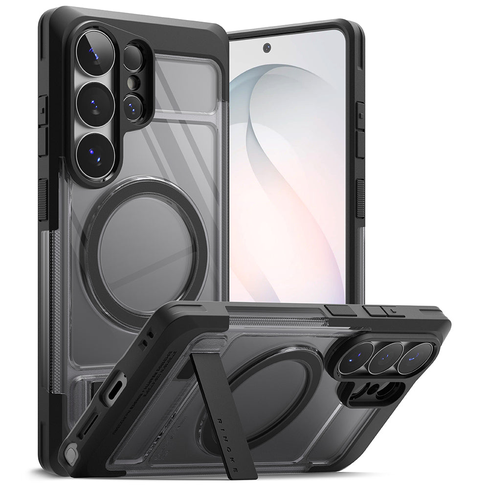 Ovitek MagSafe za Samsung Galaxy S26 Ultra, Ringke, UX, Dimljena