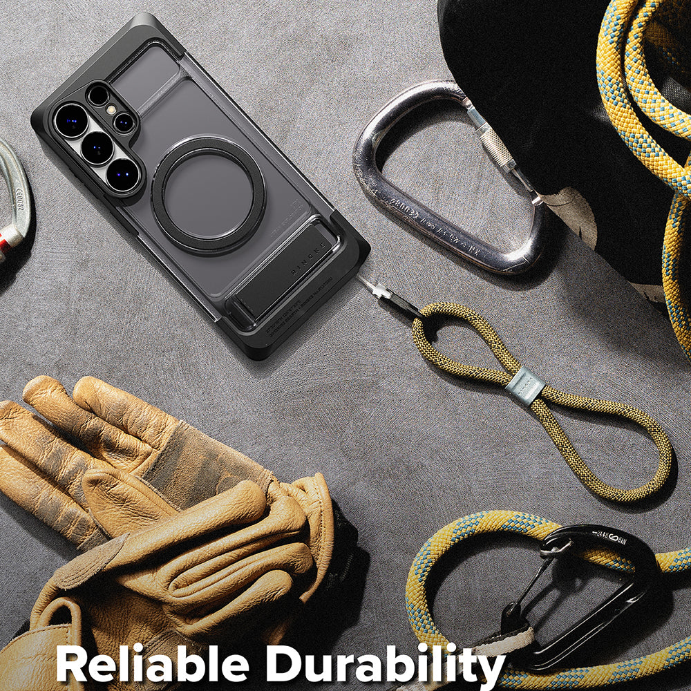 Ovitek MagSafe za Samsung Galaxy S26 Ultra, Ringke, UX, Dimljena