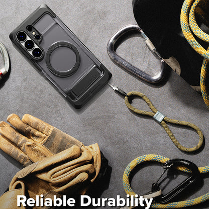 Ovitek MagSafe za Samsung Galaxy S26 Ultra, Ringke, UX, Dimljena