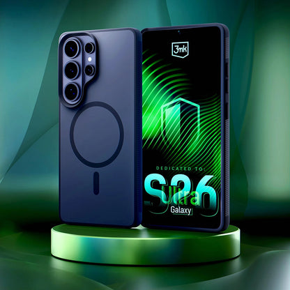 Ovitek MagSafe za Samsung Galaxy S26 Ultra S948, 3MK, Smoke MagCase, Siv