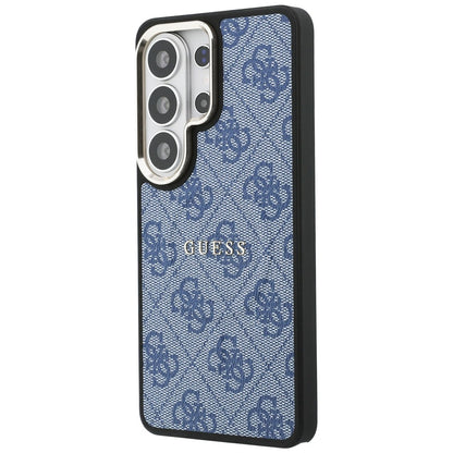 MagSafe ovitek za Samsung Galaxy S26 Ultra S948, Guess, 4G Embossed Ring, Modra
