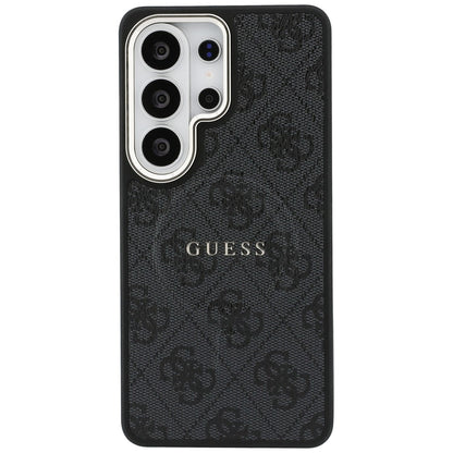 MagSafe ovitek za Samsung Galaxy S26 Ultra S948, Guess, 4G Embossed Ring, črn