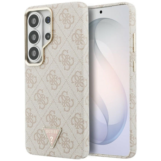 MagSafe ovitek za Samsung Galaxy S26 Ultra S948, Guess, 4G Triangle Logo, Roza