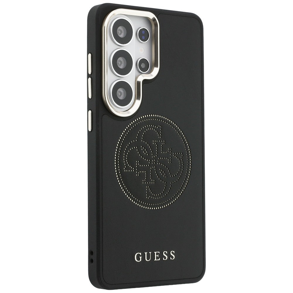 Ovitek MagSafe za Samsung Galaxy S26 Ultra S948, Guess, Perforated Logo, Črn