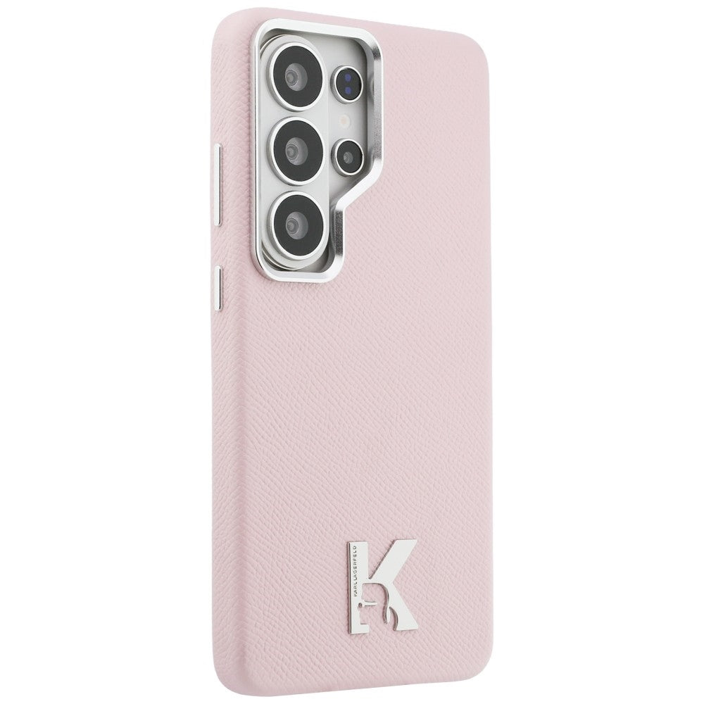 Ovitek MagSafe za Samsung Galaxy S26 Ultra S948, Karl Lagerfeld, Karl Head Logo, Roza