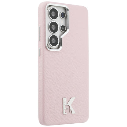 Ovitek MagSafe za Samsung Galaxy S26 Ultra S948, Karl Lagerfeld, Karl Head Logo, Roza